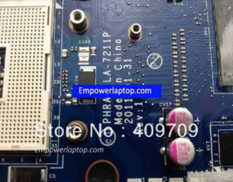 Toshiba K000122840 LA-7211P P775 Placa base