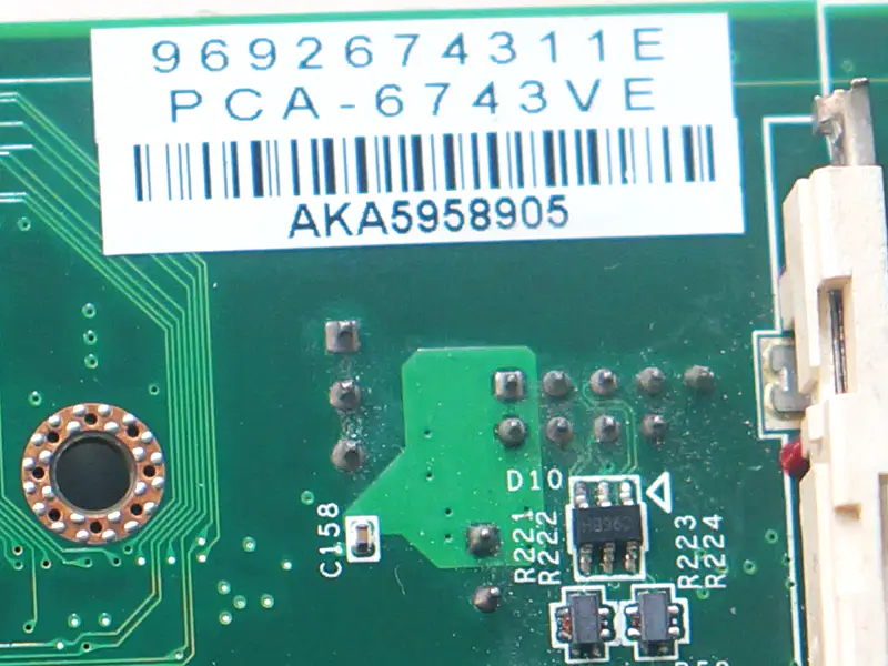 Advantech PCA-6743 PCA-6743VE placa base industrial sin PC104