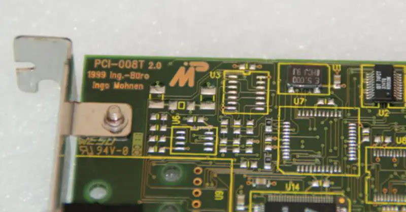 Placa base LNGO PCI-008T 1622-1117
