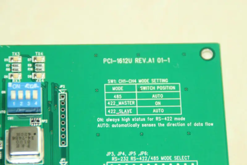 Advantech PCI-1612U A1 01-1 Tarjeta de comunicación industrial