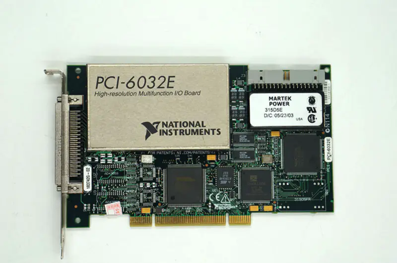 NI PCI-6032E High-resolution Multifunction I/O Board DAQ card artículo usado