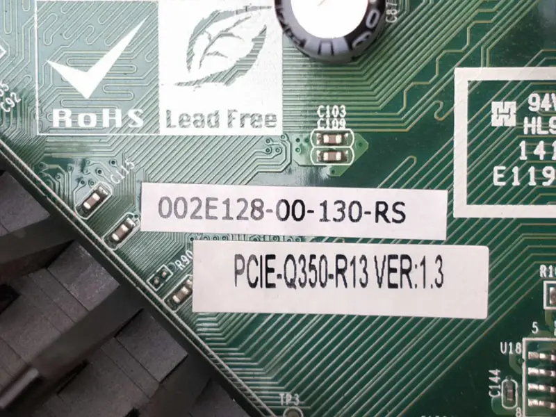 Placa base industrial IEI PCIE-Q350-R13 Rev1.3