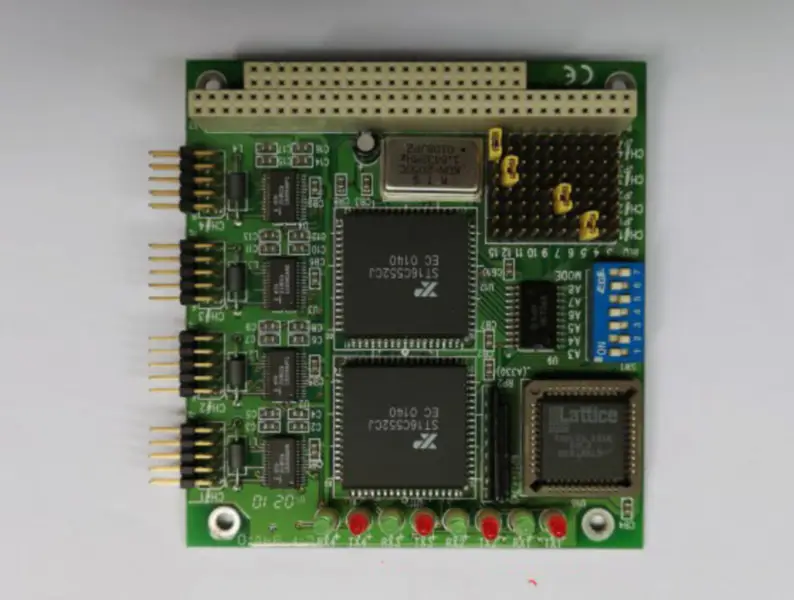 Advantech PCM-3640 4 puertos RS-232 Tarjeta serie