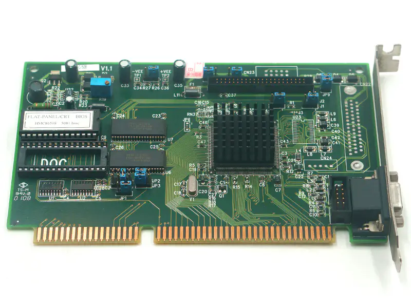 IEI PLC-508 V1.1 FLAT-PANEL/CRT BIOS TP6508 5081.HMC V1.1 ISA Bus Tarjeta LCD/CRT VGA placa base industrial