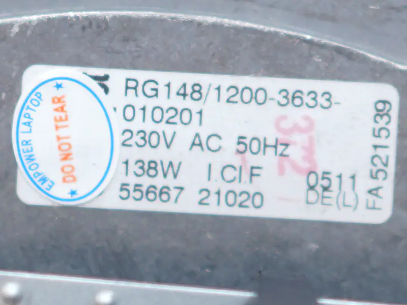 Ebmpapst RG148/1200-3633-010201 Ventilador