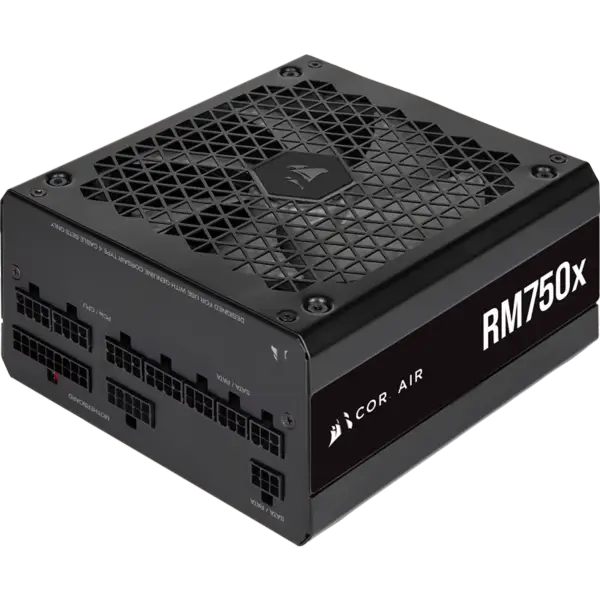 Cors Air Fuente De Alimentación Psu Rm750x 750w Certificación Oro Módulo Completo Fan Start-stop Intelligent Wake-up Rps0123
