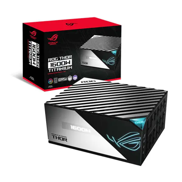 Asus Fuente De Alimentación Rog Thor 1600t Gaming Psu Fuente De Alimentación Ordenador Soporte Rtx 4090 4080 Rog-thor-1600t-gaming