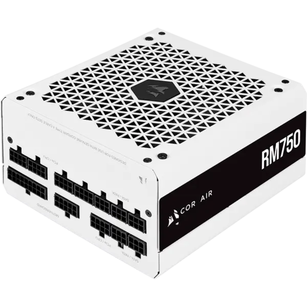 Cors Air Fuente De Alimentación Psu Rm750 750w Blanco Módulo Completo 80plus Gold Fuente De Alimentación 140mm Ventilador De Bajo Ruido Smart Wake-up Rps0119