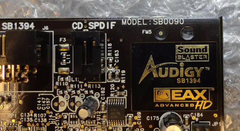 Creative Sound Blaster Audigy SB0090 Tarjeta de sonido PCI de 5.1 canales