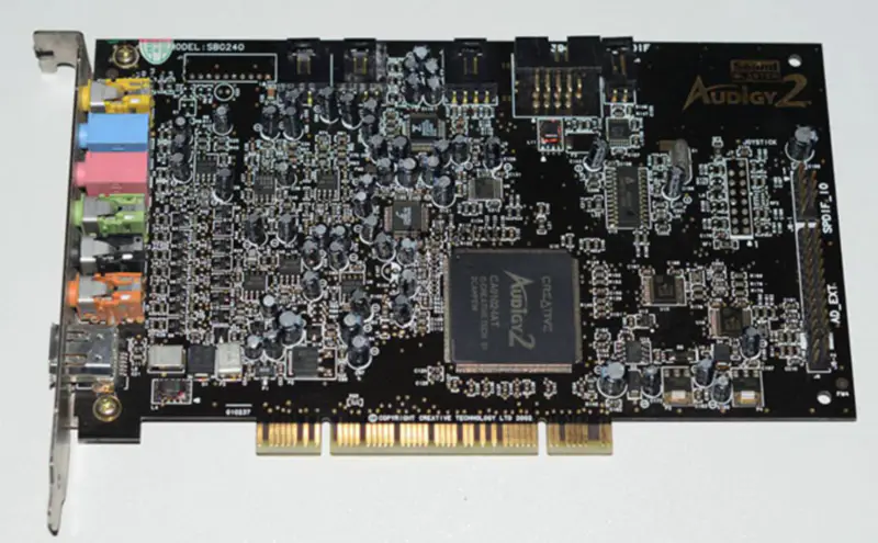 Creative Sound Blaster Audigy 2 SB0240 Tarjeta de sonido PCI de 7.1 canales