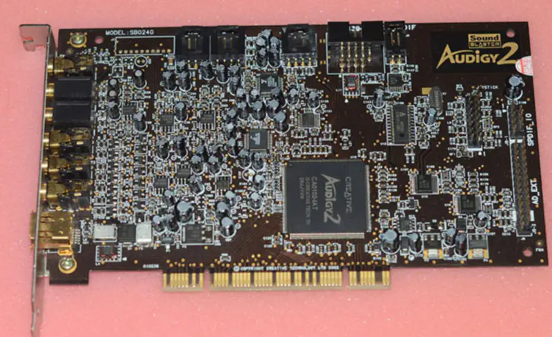 Creative Sound Blaster Audigy 2 SB0240 Tarjeta de sonido PCI de 7.1 canales