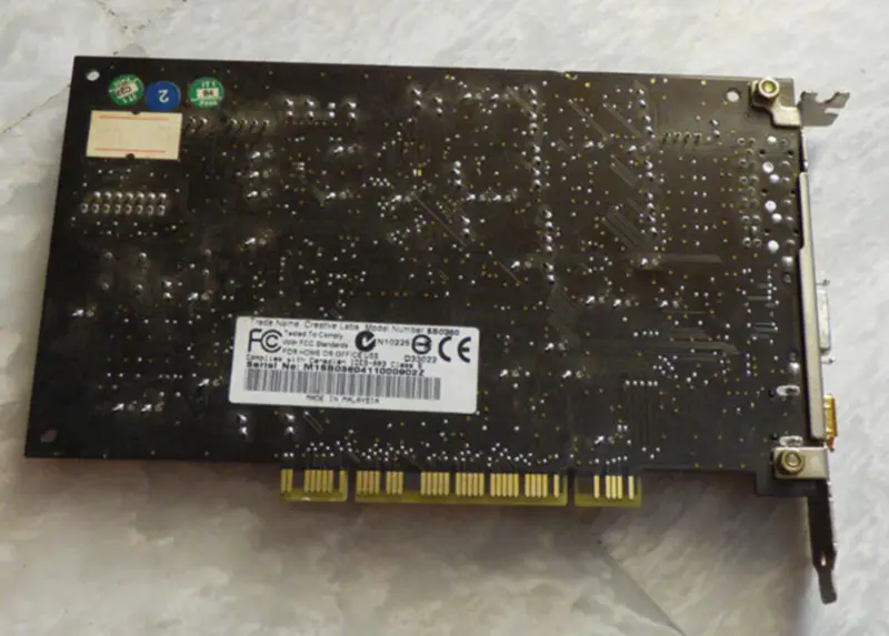 Creative Sound Blaster Audigy 2 SB0360 Tarjeta de sonido PCI de 7.1 canales