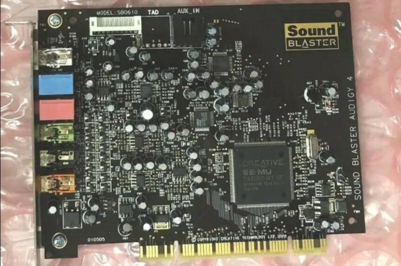 Tarjeta de sonido Creative Sound Blaster Audigy 4 Value SB0610 Canal 7.1