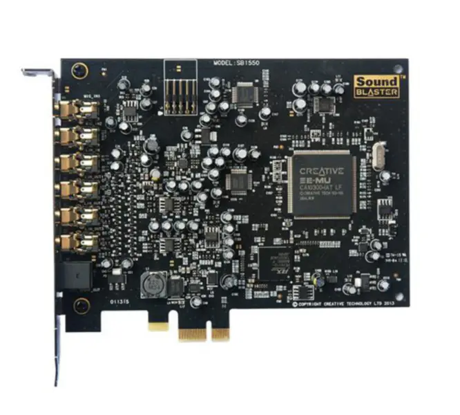 Creative Sound Blaster Audigy5 SB1550 Tarjeta de sonido A5 7.1 PCI-E 1x