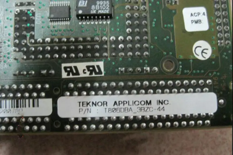T806 T806DBA_3BZc-44 Placa base de control industrial ISA de tamaño medio