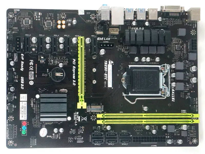 Biostar TB250-BTC placa base TB250 LGA1151 6PCIE PC