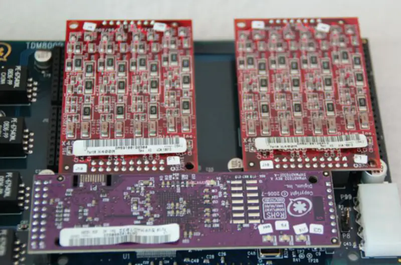 Placa base Digium TDM800P