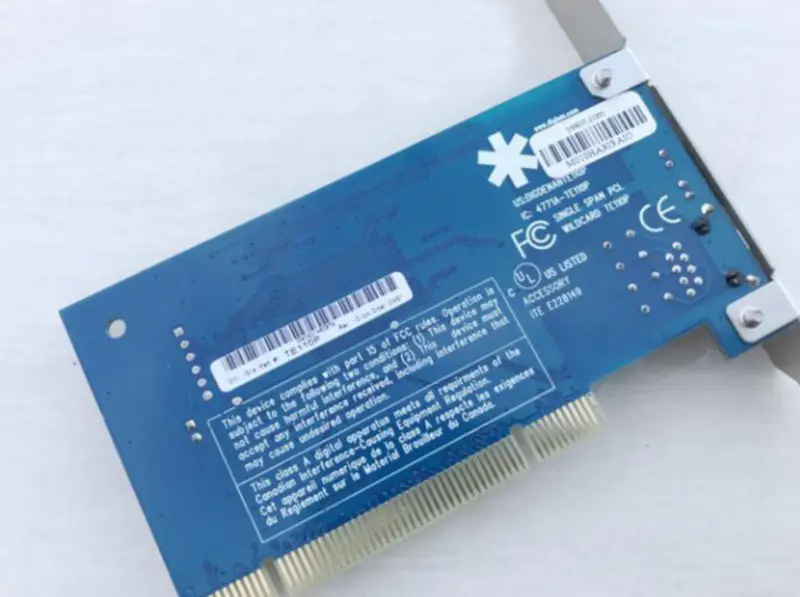 Tarjeta Asterisk E1 TE110P Tarjeta Asterisk Digital 1 Puerto Tarjeta Asterisk E1/T1/J1 Puerto único