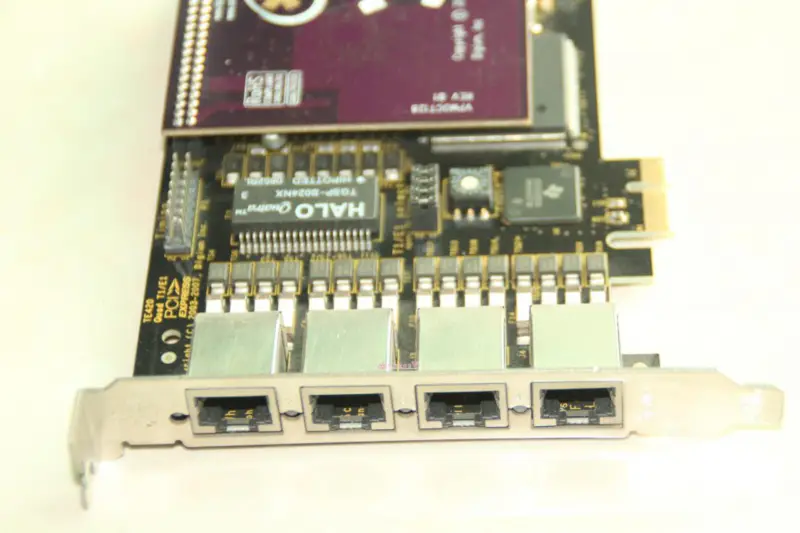 Asterisk TE420P TE420 Tarjeta digital de 4 puertos E1/T1 Tarjeta PCI-Express