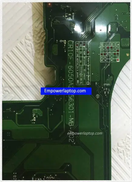 Toshiba V000318090 CR10F-6050A2556301-MB-A02 Placa base