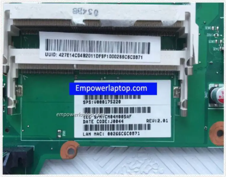 Toshiba L510 V000175220 Placa base