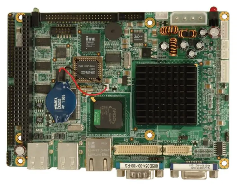 Placa base industrial IEI WAFER-LX2-800-R12