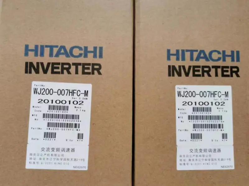 HITACHI INVERTER WJ200-007HFC-M 0.75KW NUEVO