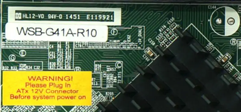 Placa base industrial IEI WSB-G41A-R10