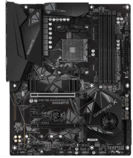 Gigabyte X570 GAMING X Placa Base ATX AMD X570/M.2/DDR4/Doble Canal/SSD/128G