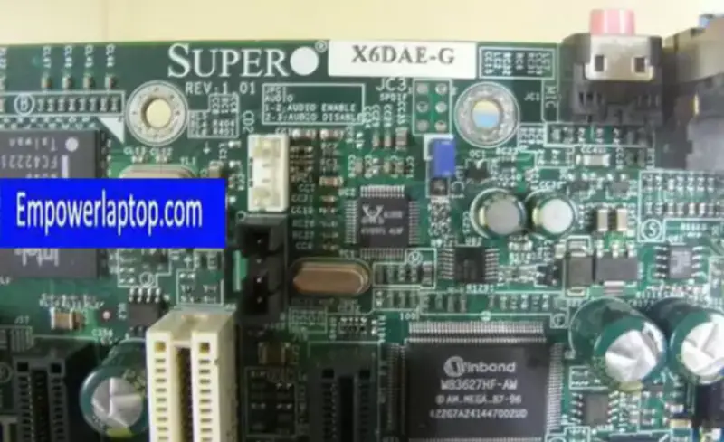SuperMicro X6DAE-G 800 FSB Placa base de estación de trabajo con doble ranura PCI-E