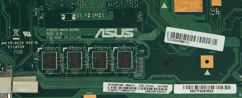 Placa base Asus X751SA para F751S X751S