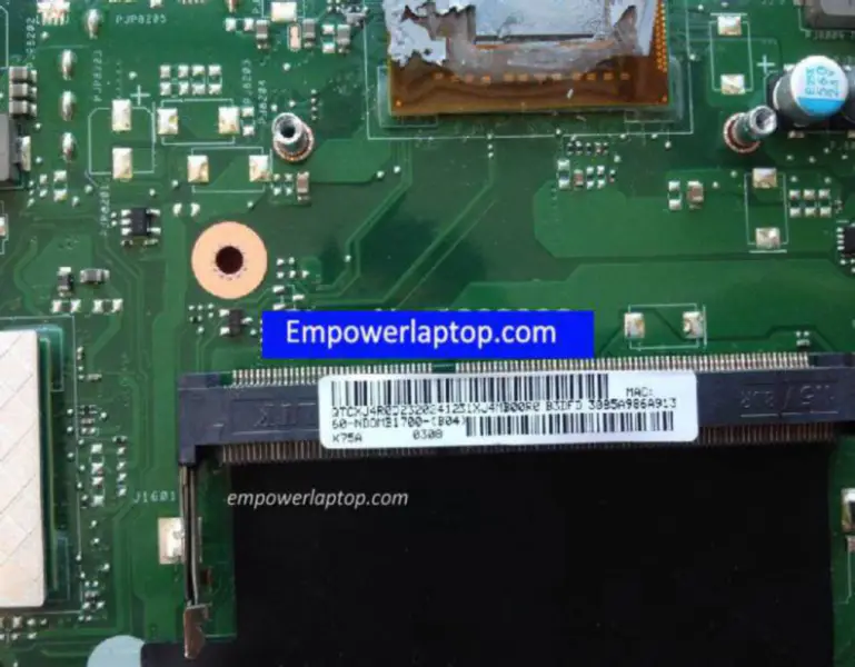 Placa base Asus X75 X75A