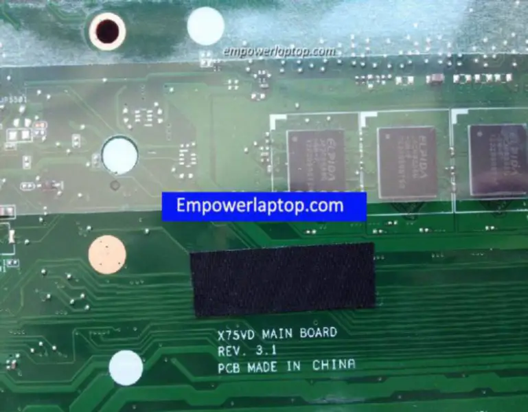 Placa base Asus X75 X75A