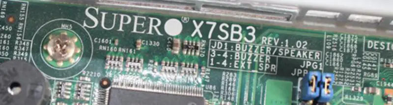 Placa base de servidor SuperMicro X7SB3 REV 1.02