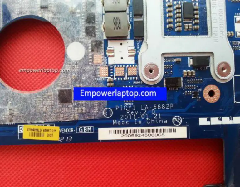 Placa base Lenovo Y570 N12P-GT1-A1 PIQY1 LA-6882P