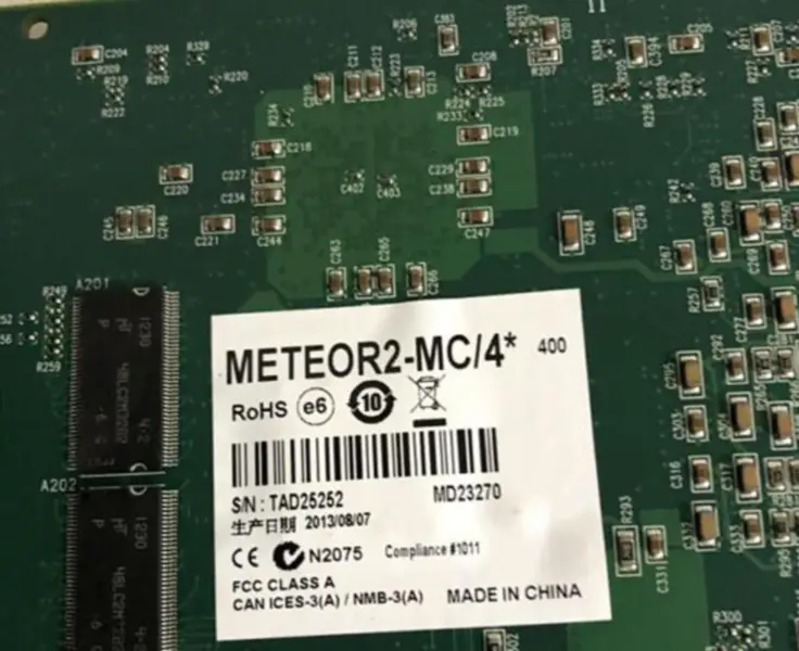 Placa base industrial Matrox METEOR2-MC/4* Y751-04 REV.A