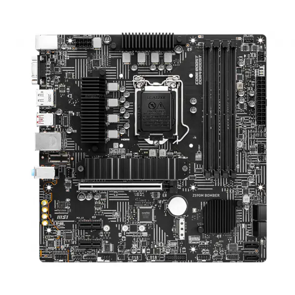 MSI Z590M BOMBER Placa Base LGA1200 Z590 DDR4 128GB Micro ATX