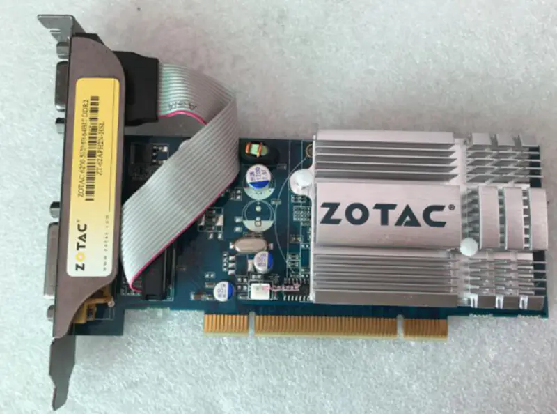 Tarjeta gráfica ZOTAC GeForce 6200 512MB 64BIT DDR2 6200