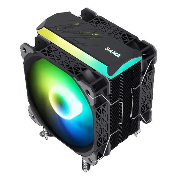 Doble Ventilador Cpu Cooling Air Cooler Para Procesador