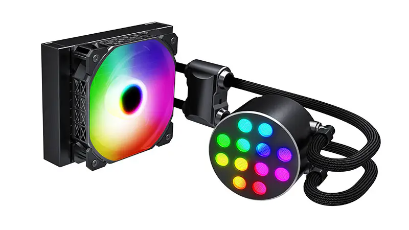 Sama 120mm Radiador Rainbow Pc Para Cpu Rgb Liquid Cooler Block Computer Cpu Water Coolers And Cooling Fan Systems For Pc Cpu