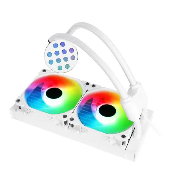 Sama 240mm Radiador Rainbow Pc Para Cpu Rgb Liquid Cooler Block Computer Cpu Water Coolers And Cooling Fan Systems For Pc Cpu