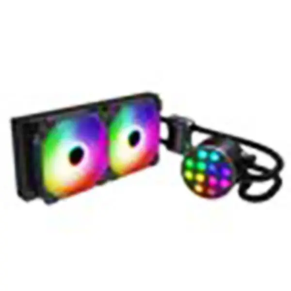 Sama 24cm Aio Cpu Cooler Radiador Pantalla De Cobre Refrigeración Líquida De Agua Pc Cpu Cooler Rgb Glow Con Bomba De Menor Ruido