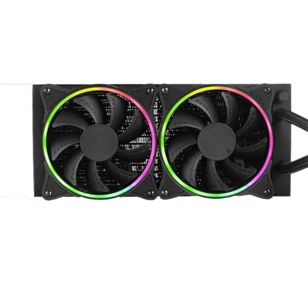 Sama 24cm Aio Cpu Cooler Radiador Cobre Refrigeración Líquida Agua Pc Cpu Cooler Rgb Glow