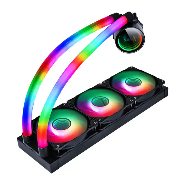 Sama 360 Lga1200 Lga1700 Lga 2011 Negro Watercooling Pc Cooler Watercoole Cpu Cooling Water Heatsink System For Pc Case Cooling