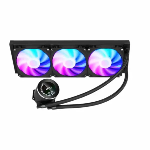 Sama 360mm Aio Cpu Liquid Cooling Water Cooler Kit Pc System Lcd Display