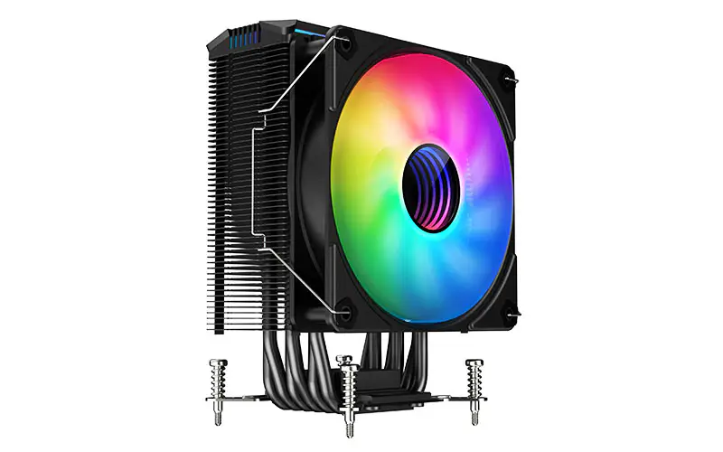 Sama 6 Tubos De Calor Cpu Cooler 120mm Pwm 4 Pin Pc Radiador Silencioso Para Intel Lga 1700 1200 1150 1151 1155 Amd Am4 Am5 Cpu Cooling F
