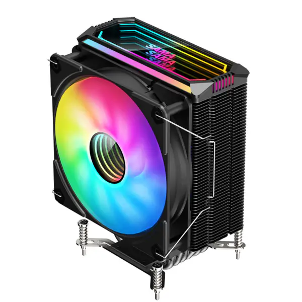 Sama 6 Tubos De Calor Refrigerador De Cpu 4 Pin Rgb Pc Silencioso Para Intel Lga 2011 775 1200 1150 1151 1155 X79 X99 Am3 Am4 Am5 Cpu Ventilador De Refrigeración H