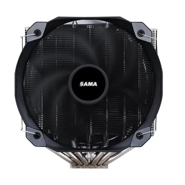 Sama 6 Heatpipes 140mm Dual Tower Dual Cooling Fan Heat Exchanger Air Cooler Twin Tower Cpu Cooler For Pc Case