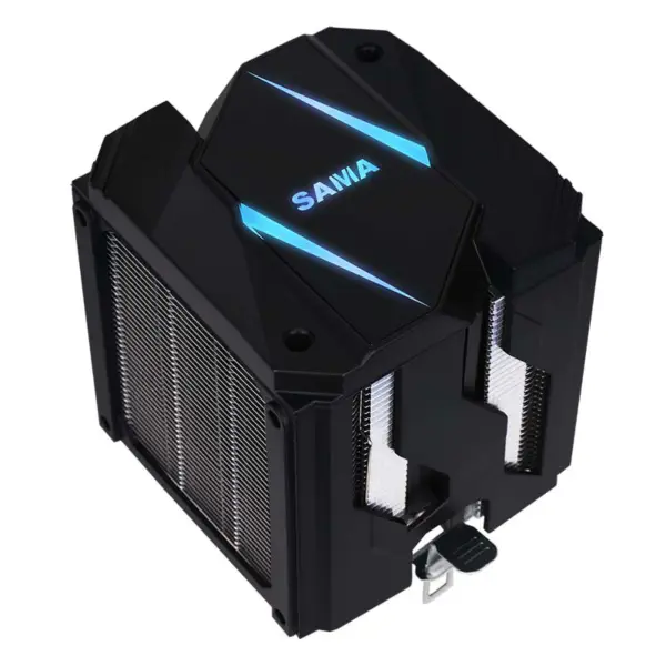 Sama 9cm Dual Tower Air Cooler Cubierta Superior Personalizable Argb Radiador Cpu Negro/Plata Pequeño Pero Potente Cpu Air Cooler