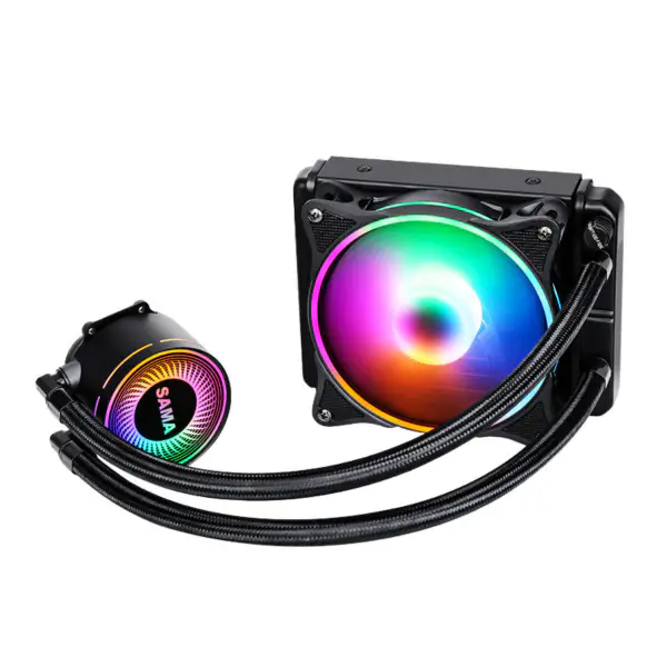 Sama Aio Cpu 120mm Radiador Disipador Líquido Rgb Cooler Cpu Refrigeración por Agua Radiador Pc Gaming